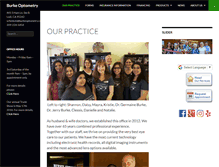 Tablet Screenshot of burkeoptometry.com